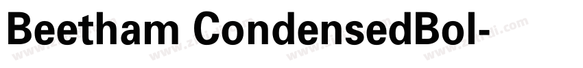 Beetham CondensedBol字体转换
